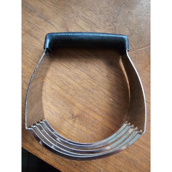 Vintage Ekco Hand Pastry/Dough Chromium Plt Blender w/Black Plastic Handle - USA - Picture 5 of 8